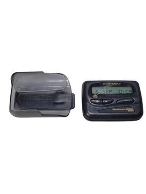 Motorola Advisor Gold Flex Pager Beeper with Belt-Clip Vintage